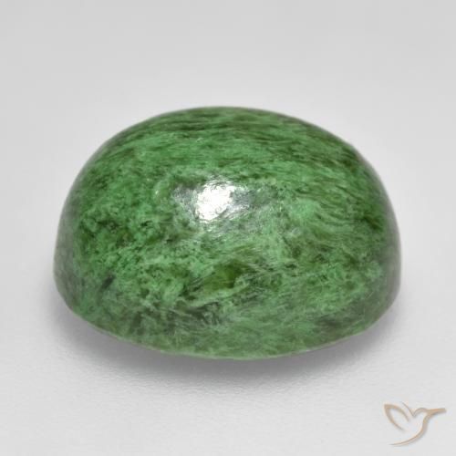 Maw-Senta-Senta verde pinho Natural 14.82ct, oval, Opaco