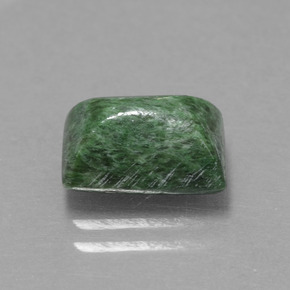 Maw-sit-sit verde natural 3,28ct, baguete, opaco
