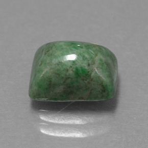 Maw-sit-sit verde natural 3,11ct, baguete, opaco
