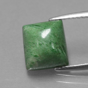 Maw-sit-sit verde natural 3,67ct, baguete, opaco