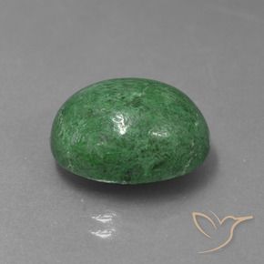 Maw-Senta-Senta Verde médio Natural 10.46ct, oval, Opaco