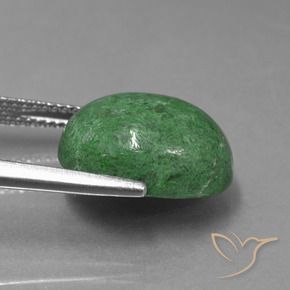 Maw-Senta-Senta Verde médio Natural 10.46ct, oval, Opaco