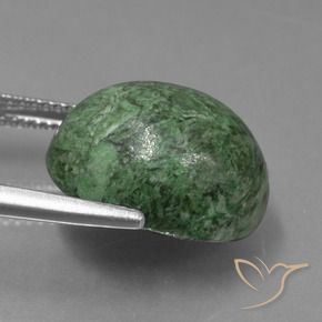 Maw-Senta-Senta Verde acinzentado profundo Natural 14.49ct, oval, Opaco