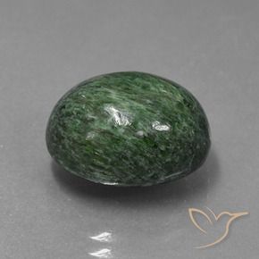 Maw-Senta-Senta Verde acinzentado profundo Natural 10.86ct, oval, Opaco