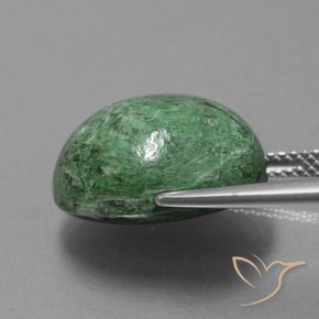 Maw-Senta-Senta Verde médio Natural 15.03ct, oval, Opaco