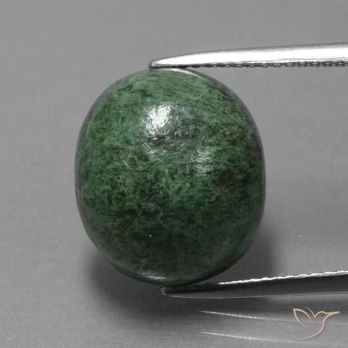 14.06ct Natural Verde médio Maw-Senta-Senta, oval, Opaco
