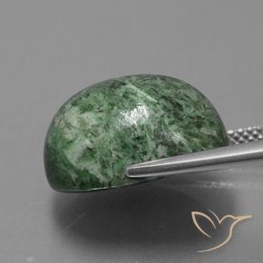Maw-Senta-Senta Verde Terroso Natural 17.19ct, oval, Opaco