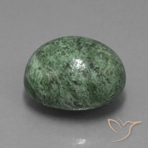 Maw-Senta-Senta Verde Terroso Natural 13.71ct, oval, Opaco