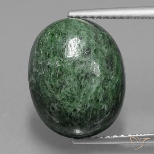 9.69ct Natural Pinho Verde Pálido Maw-Senta-Senta, oval, Opaco