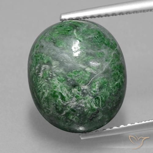 10.77ct Natural Verde médio Maw-Senta-Senta, oval, Opaco