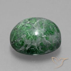 Maw-Senta-Senta Verde médio Natural 10.77ct, oval, Opaco