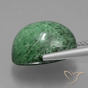 Maw-Senta-Senta Verde médio Natural 11.99ct, oval, Opaco