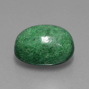 Maw-sit-sit verde natural 9,30ct, corte oval, opaco