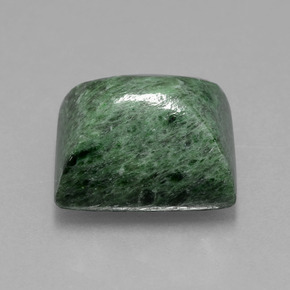Maw-sit-sit verde natural 13,44ct, baguete, opaco