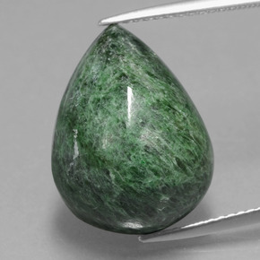 Maw-Senta-Senta Verde Natural 14.60ct, Formato de pêra, Opaco
