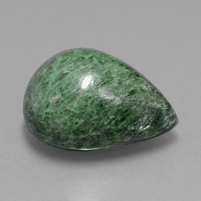Maw-Senta-Senta Verde Natural 14.60ct, Formato de pêra, Opaco