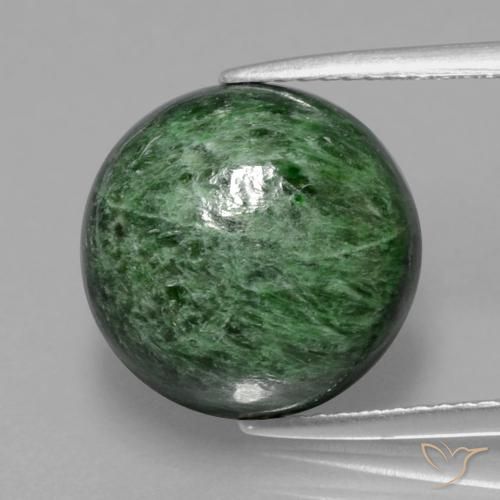 9.17ct Natural Verde médio Maw-Senta-Senta, Redondo, Opaco