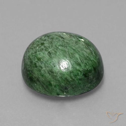 Maw-Senta-Senta Verde médio Natural 9.17ct, Redondo, Opaco
