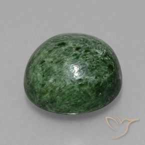 Maw-Senta-Senta Verde escuro Natural 9.28ct, Redondo, Opaco