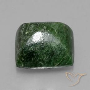 Maw-Senta-Senta Verde Terroso Natural 9.44ct, baguete, Opaco
