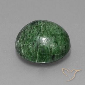Maw-Senta-Senta Verde médio Natural 9.65ct, Redondo, Opaco