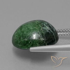 Maw-Senta-Senta Verde médio Natural 9.65ct, Redondo, Opaco
