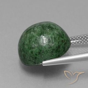 Maw-Senta-Senta verde pinho Natural 13.22ct, Redondo, Opaco