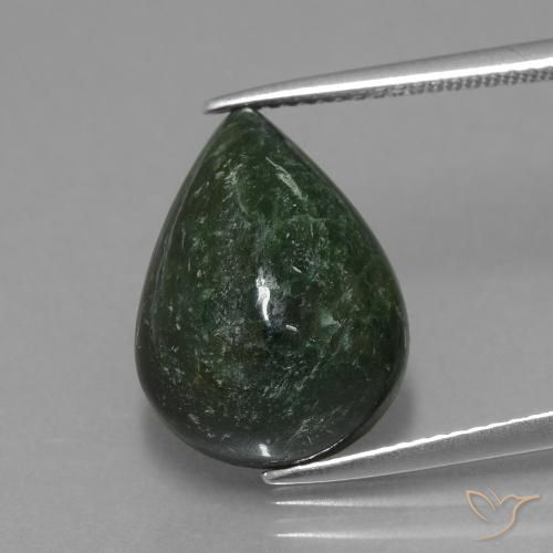 10.04ct Natural Verde médio Maw-Senta-Senta, Formato de pêra, Opaco
