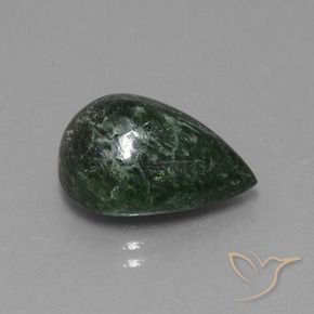 Maw-Senta-Senta Verde médio Natural 10.04ct, Formato de pêra, Opaco