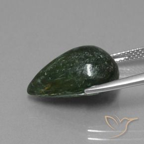 Maw-Senta-Senta Verde médio Natural 10.04ct, Formato de pêra, Opaco