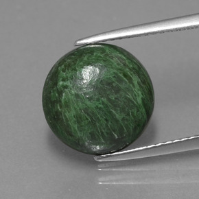 Maw-Senta-Senta Verde Natural 6.17ct, Corte Redondo, Opaco
