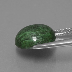 Maw-Senta-Senta Verde Natural 6.17ct, Corte Redondo, Opaco