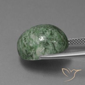 Maw-Senta-Senta Verde Terroso Natural 16.43ct, oval, Opaco