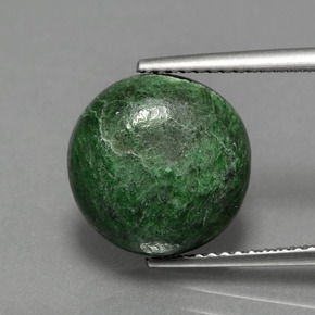 Maw-Senta-Senta Verde Natural 6.83ct, Corte Redondo, Opaco