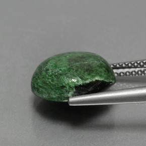 Maw-Senta-Senta Verde Natural 6.83ct, Corte Redondo, Opaco