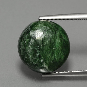 Maw-Senta-Senta Verde Natural 6.20ct, Corte Redondo, Opaco