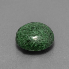 Maw-sit-sit Verde Natural 5,35ct, Corte Redondo, Opaco