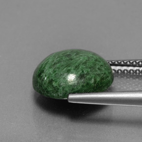 Maw-sit-sit Verde Natural 5,35ct, Corte Redondo, Opaco