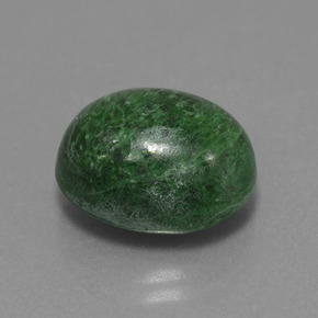 Maw-sit-sit verde natural 10,35ct, corte oval, opaco
