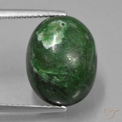 10.52ct Natural verde escuro Maw-Senta-Senta, oval, Opaco