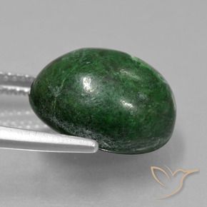 Maw-Senta-Senta verde escuro Natural 10.52ct, oval, Opaco