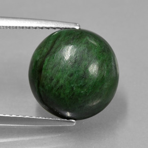 Maw-Senta-Senta Verde Natural 8.24ct, Corte Redondo, Opaco