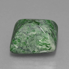 Maw-sit-sit verde natural 11,56ct, baguete, opaco