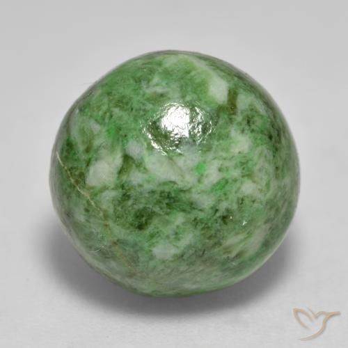 11.60ct Natural Verde médio Maw-Senta-Senta, Redondo, Opaco