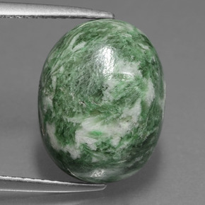 Maw-Senta-Senta Verde Natural 10.07ct, Corte Oval, Opaco