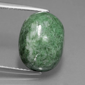 Maw-Senta-Senta Verde Natural 8.24ct, Corte Oval, Opaco