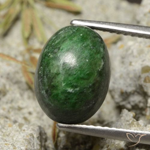 6.33ct Natural verde pinho Maw-Senta-Senta, oval, Opaco