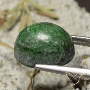 Maw-Senta-Senta verde pinho Natural 6.33ct, oval, Opaco