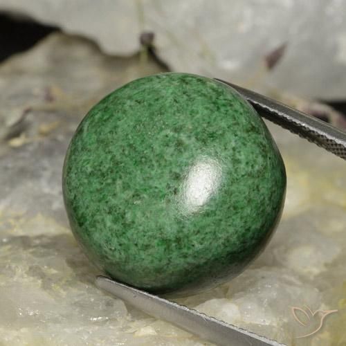 Maw-Senta-Senta Pinho Verde Pálido Natural 32.44ct, Redondo, Opaco