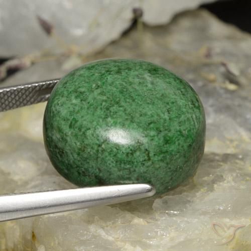 Maw-Senta-Senta Pinho Verde Pálido Natural 32.44ct, Redondo, Opaco